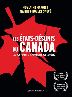 cover image of Les États-Désunis du Canada